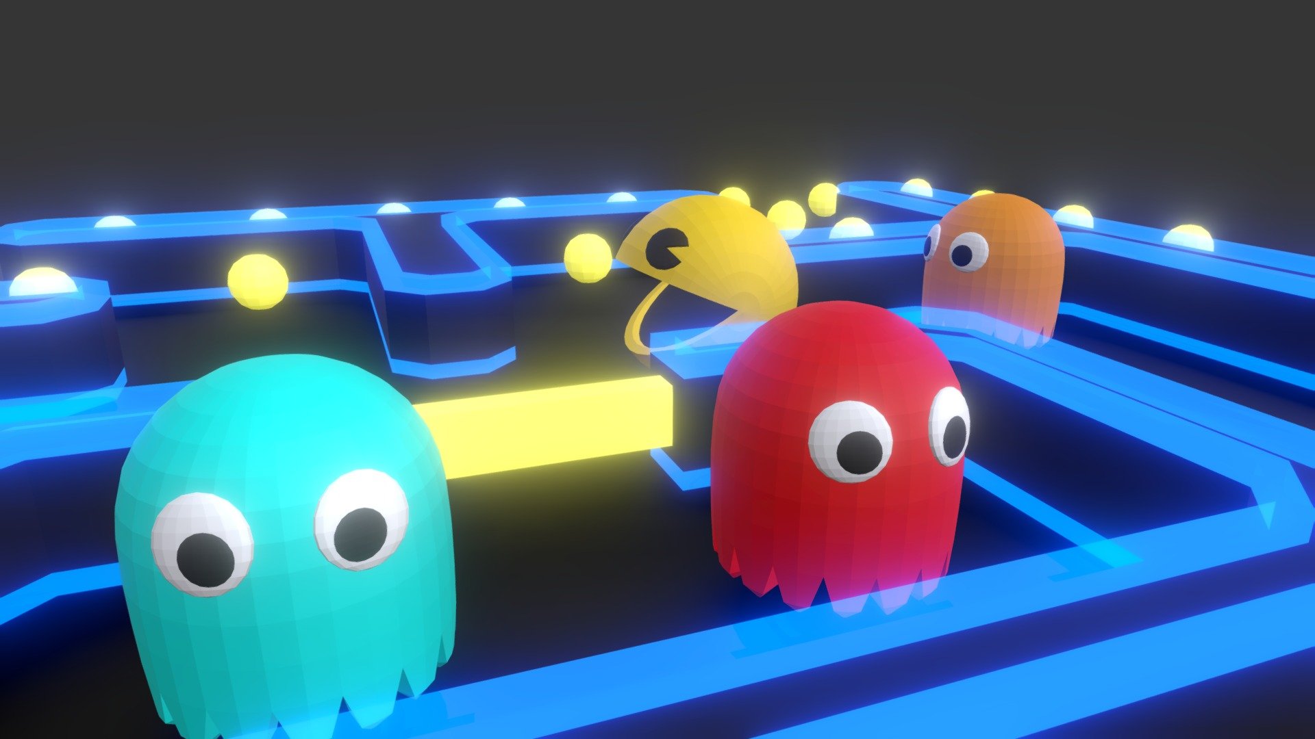 Pac-Man 3d model