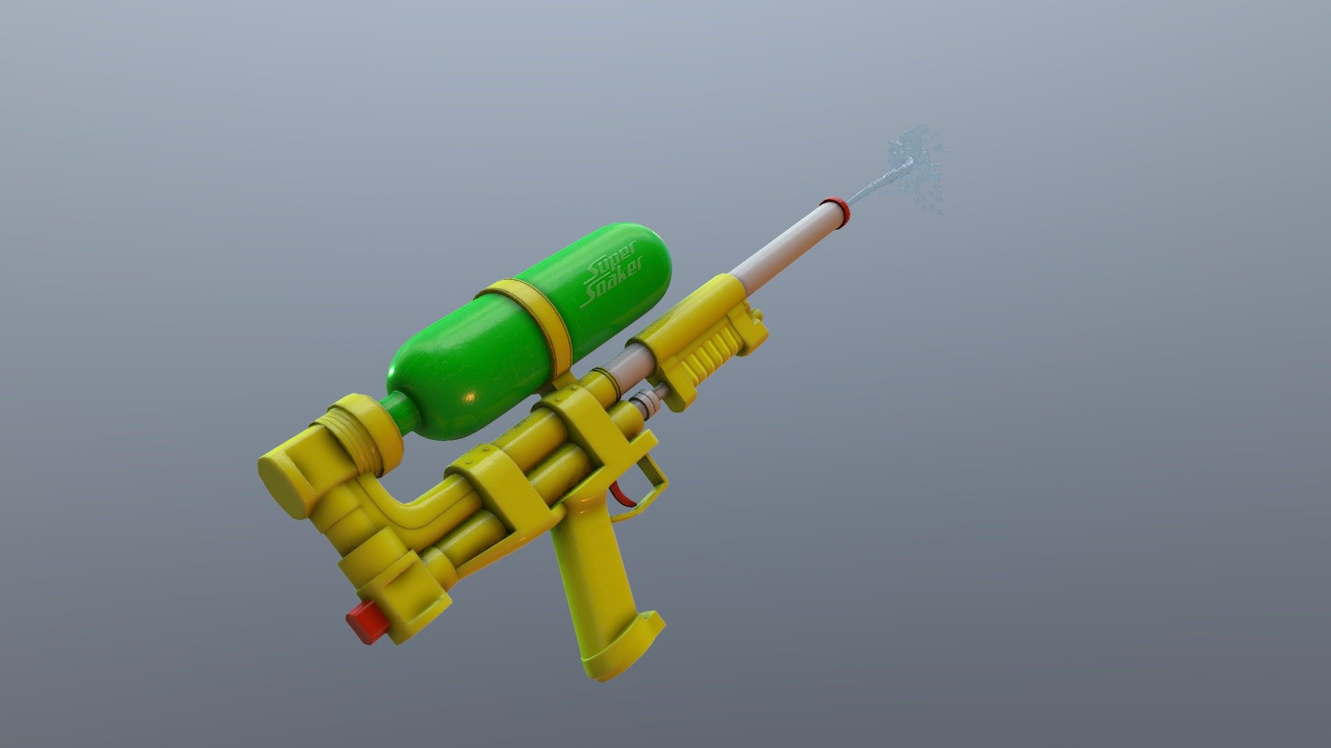 Retro Super Soaker 3d model