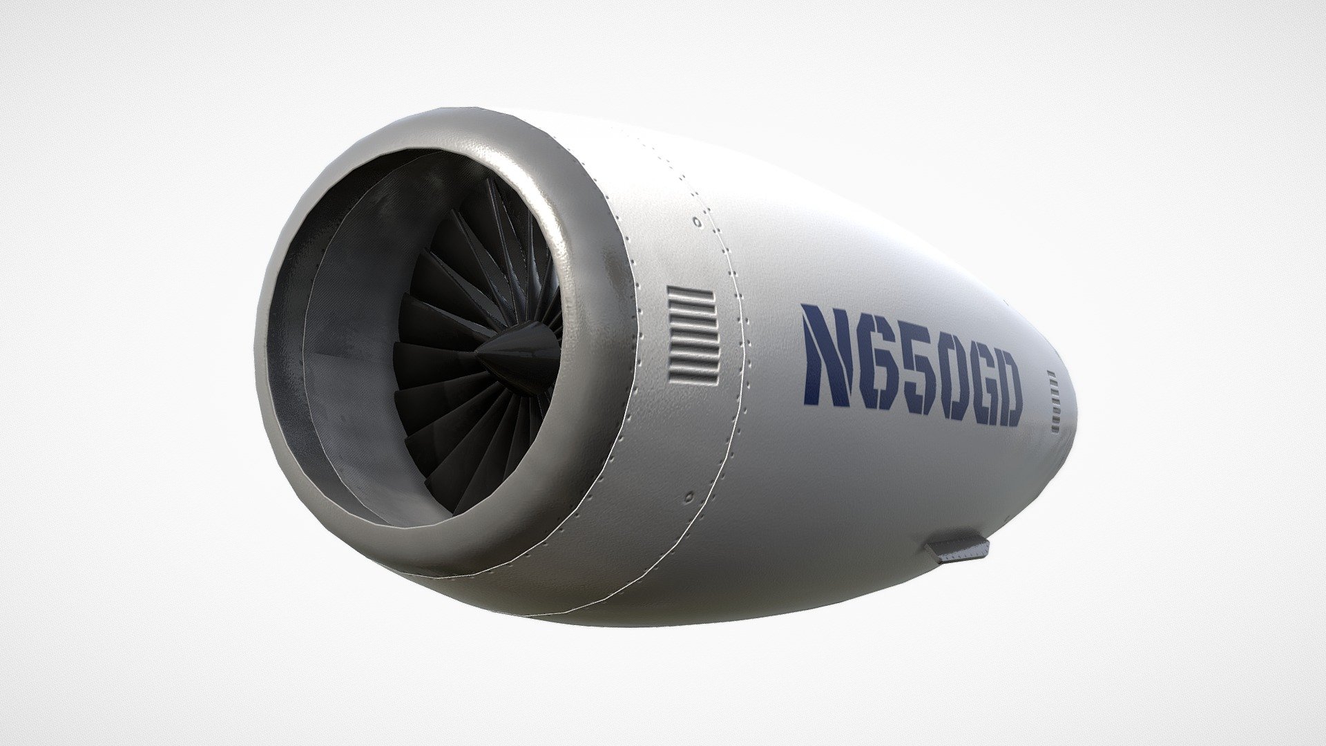 Gulfstream G650 Engine 3d model