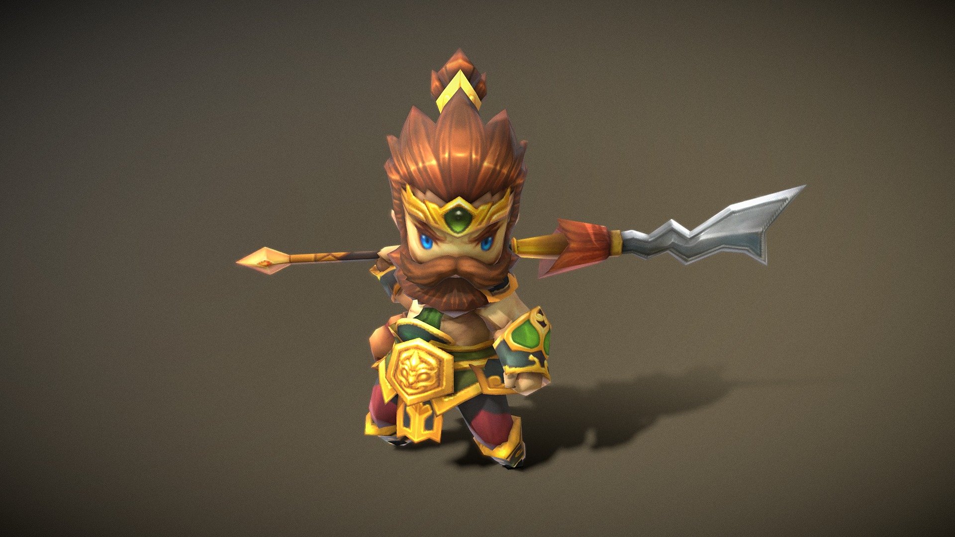 Three kingdoms 3d model