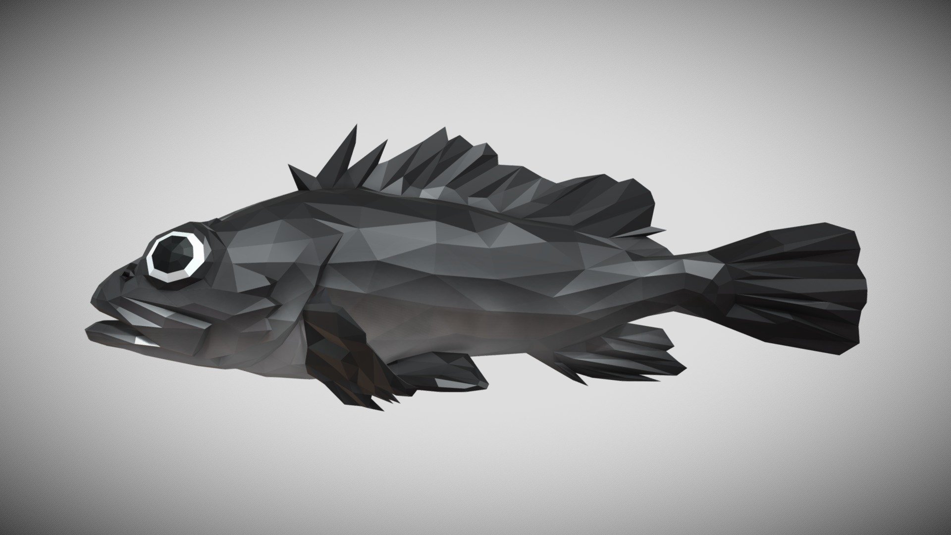 [Low Poly] Sebastes 3d model