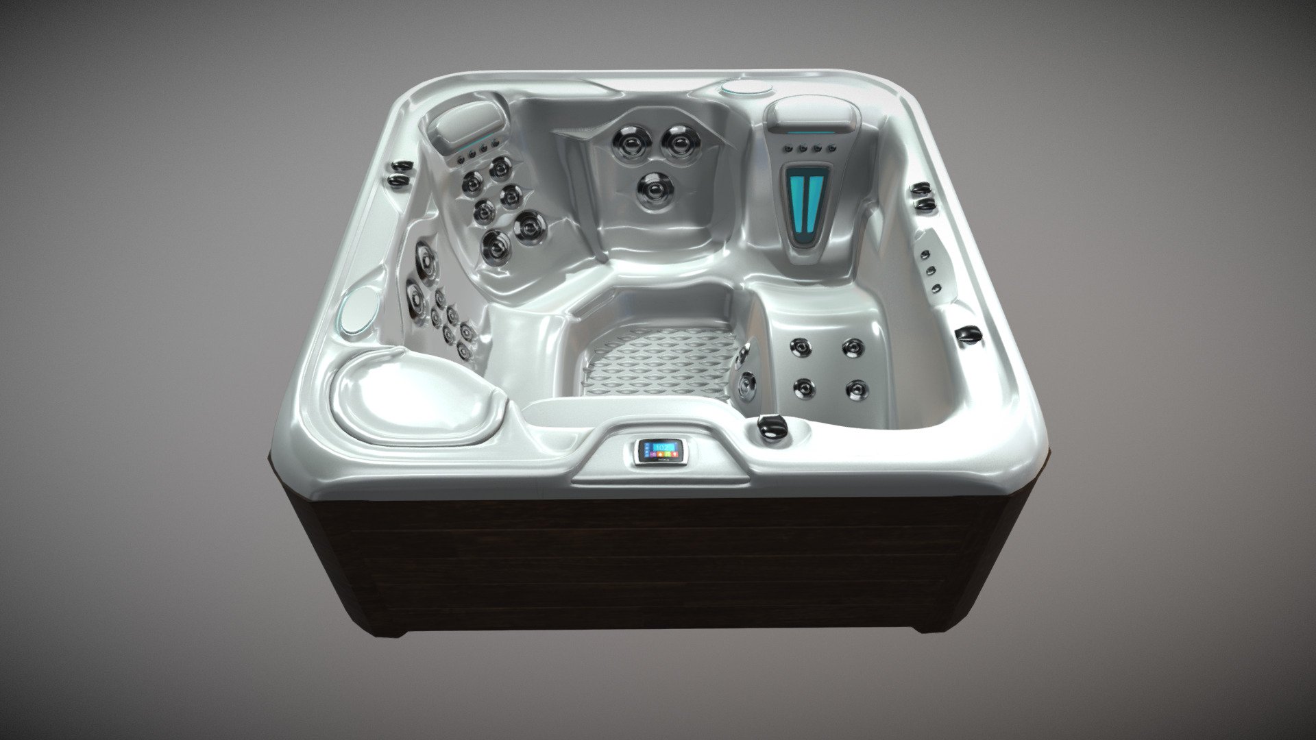 jacuzzi bath Tub 3d model