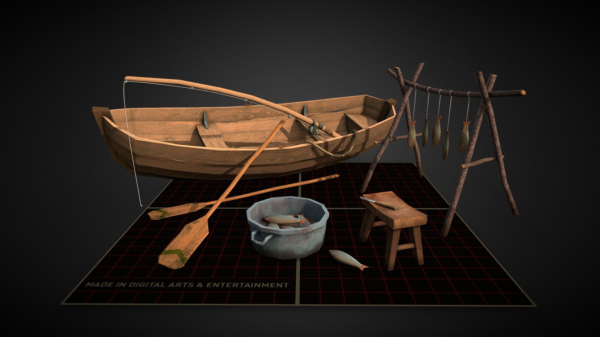 5 Props Assignment 3d model