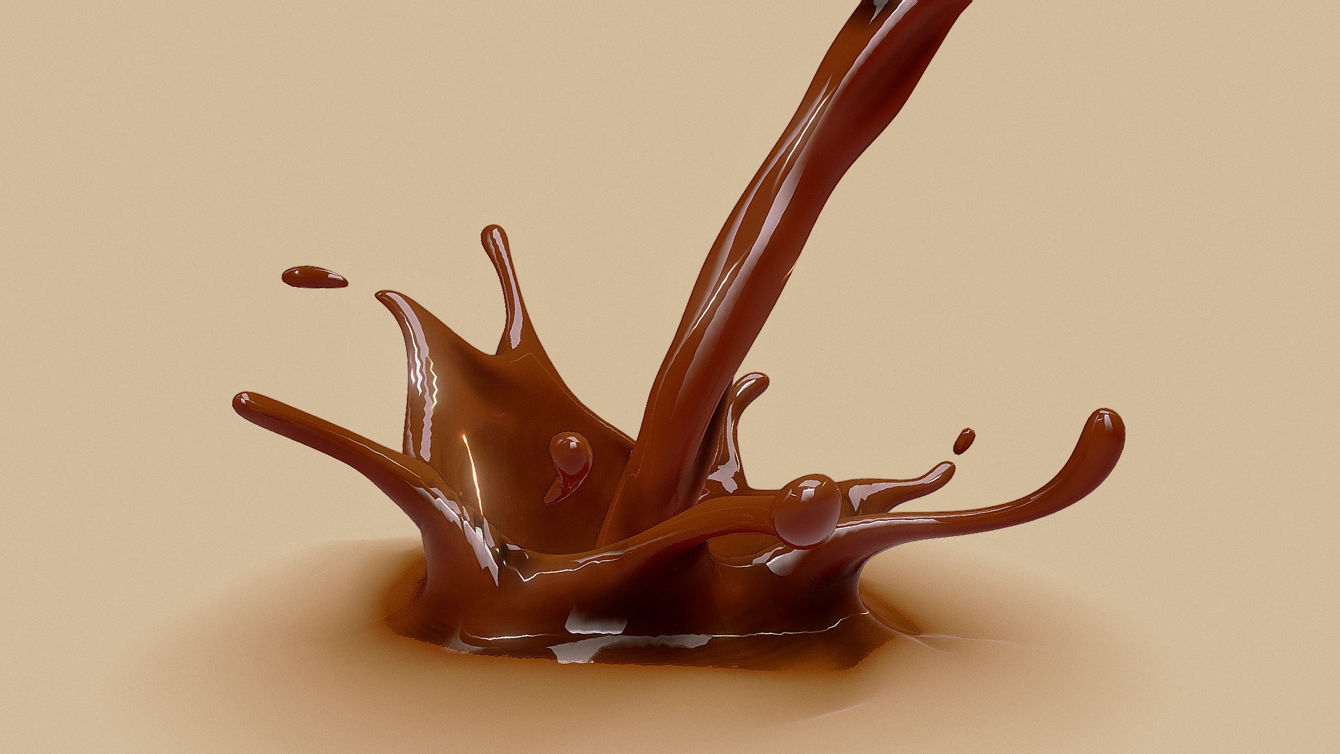 Chocolate Syrup 3d model