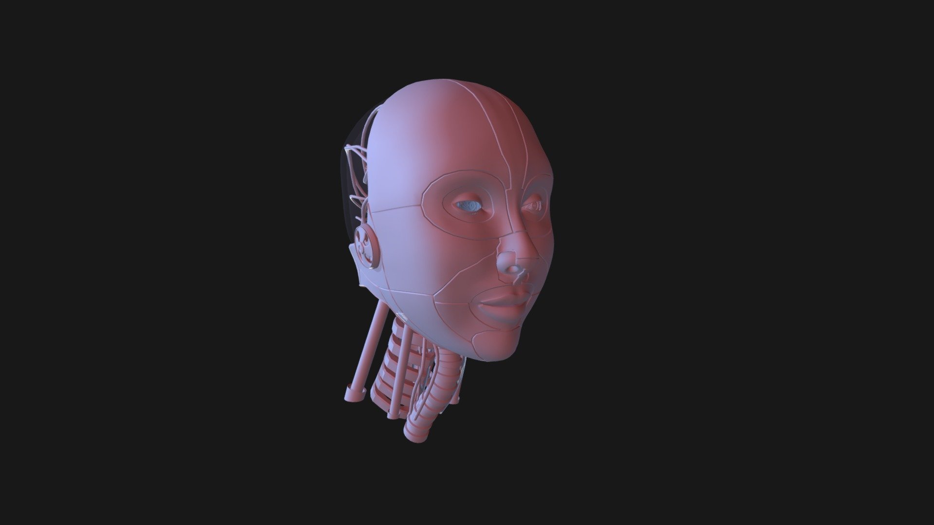 Android Head 3d model