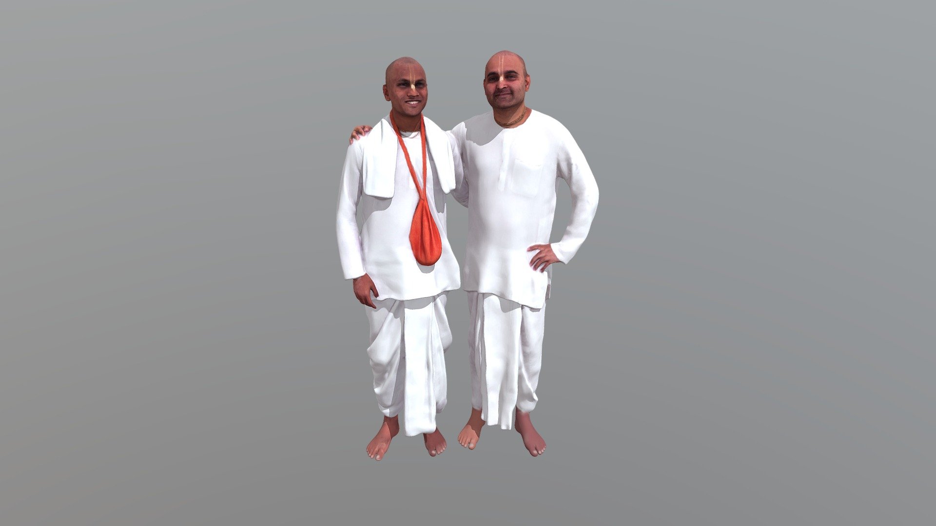 Indian Pandit Pujari 3d model