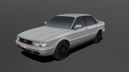 Audi 80 lowpoly