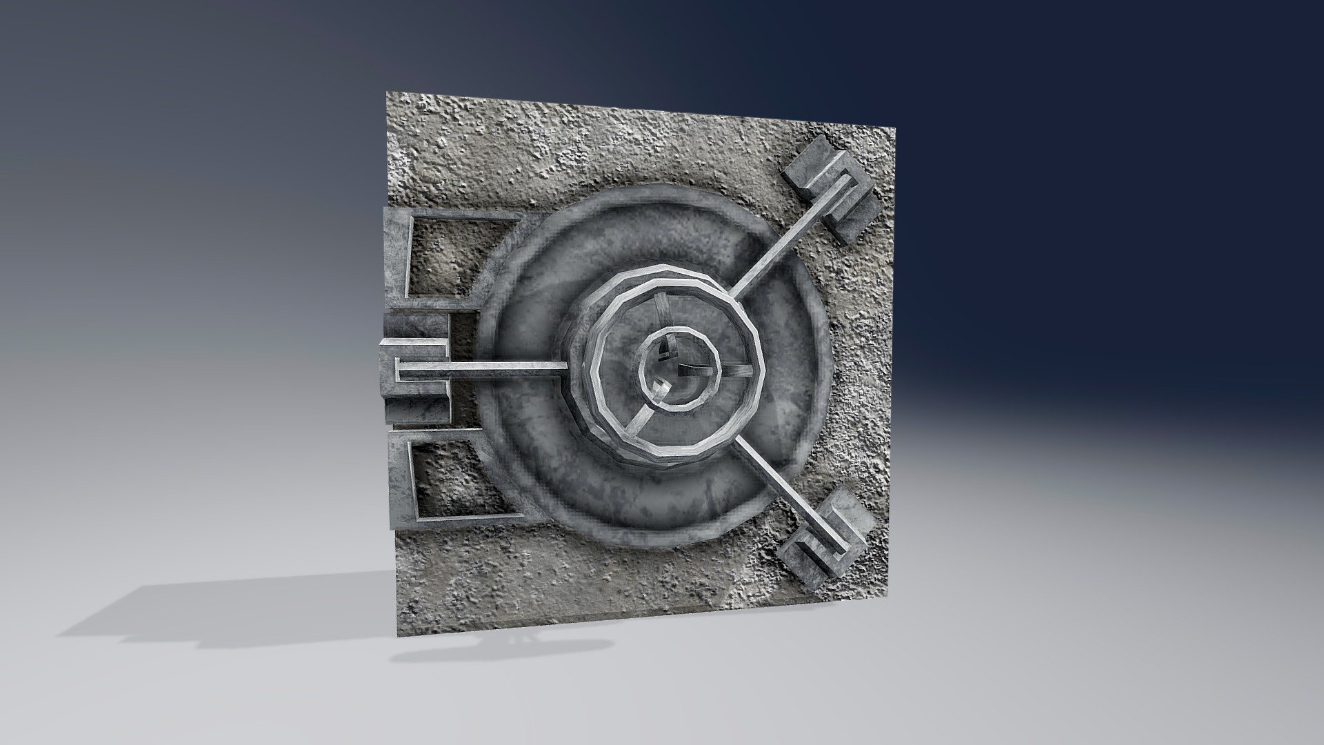 Vault door 3d model