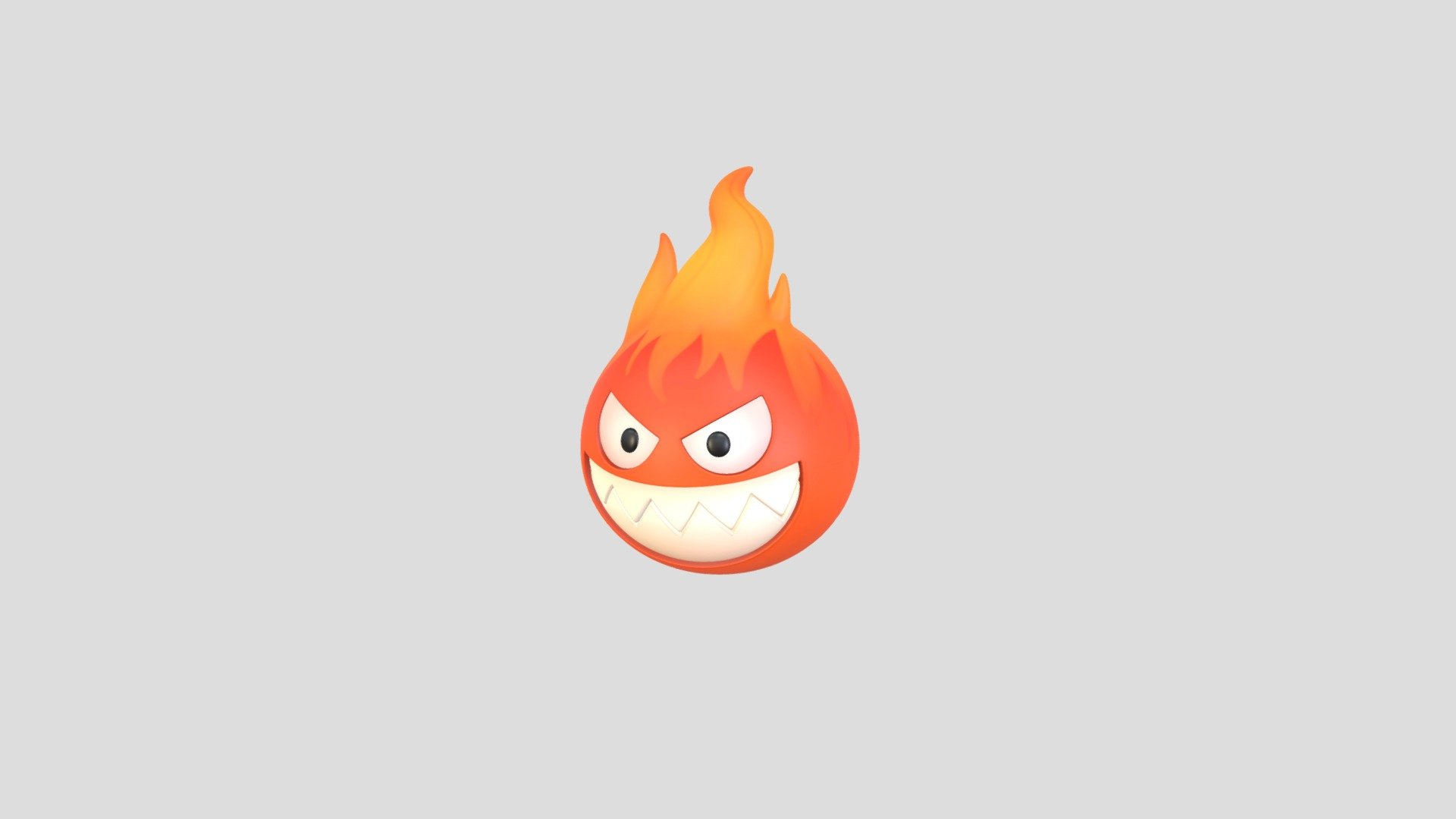 Character242 Flame Monster 3d model