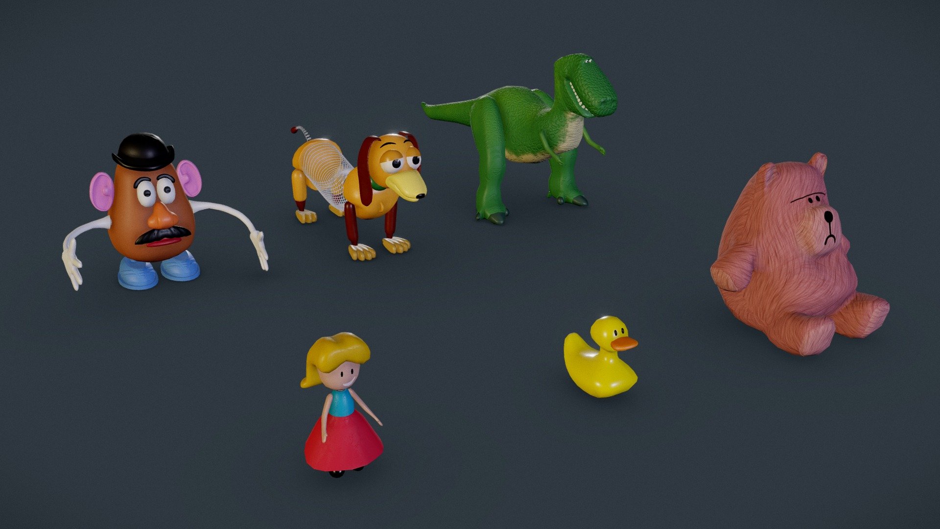 Andys toys pack 3 3d model