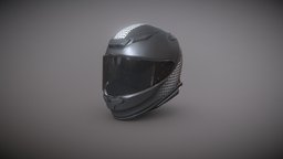 Motorbike Helmet Gray