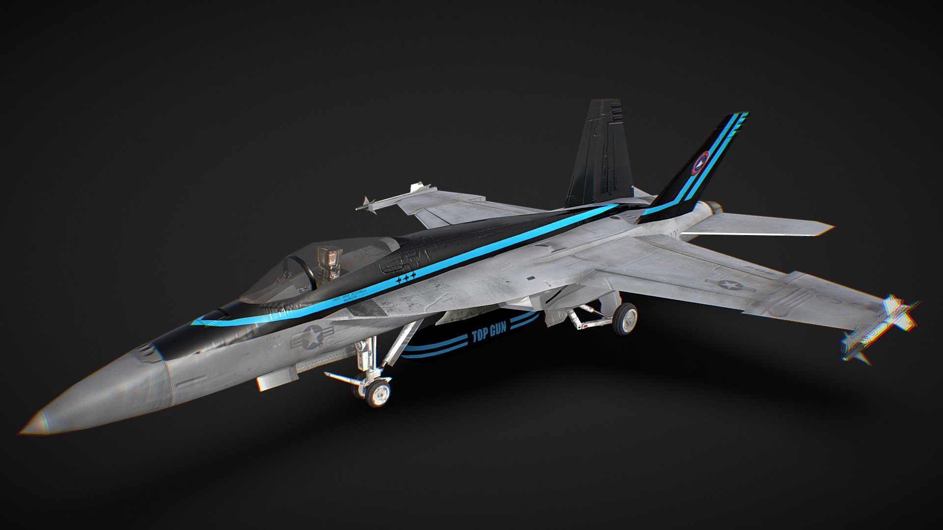 Mavericks FA/18 super hornet (TOPGUN MAVERICK) 3d model