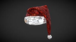 Sequin Santa Claus Hat