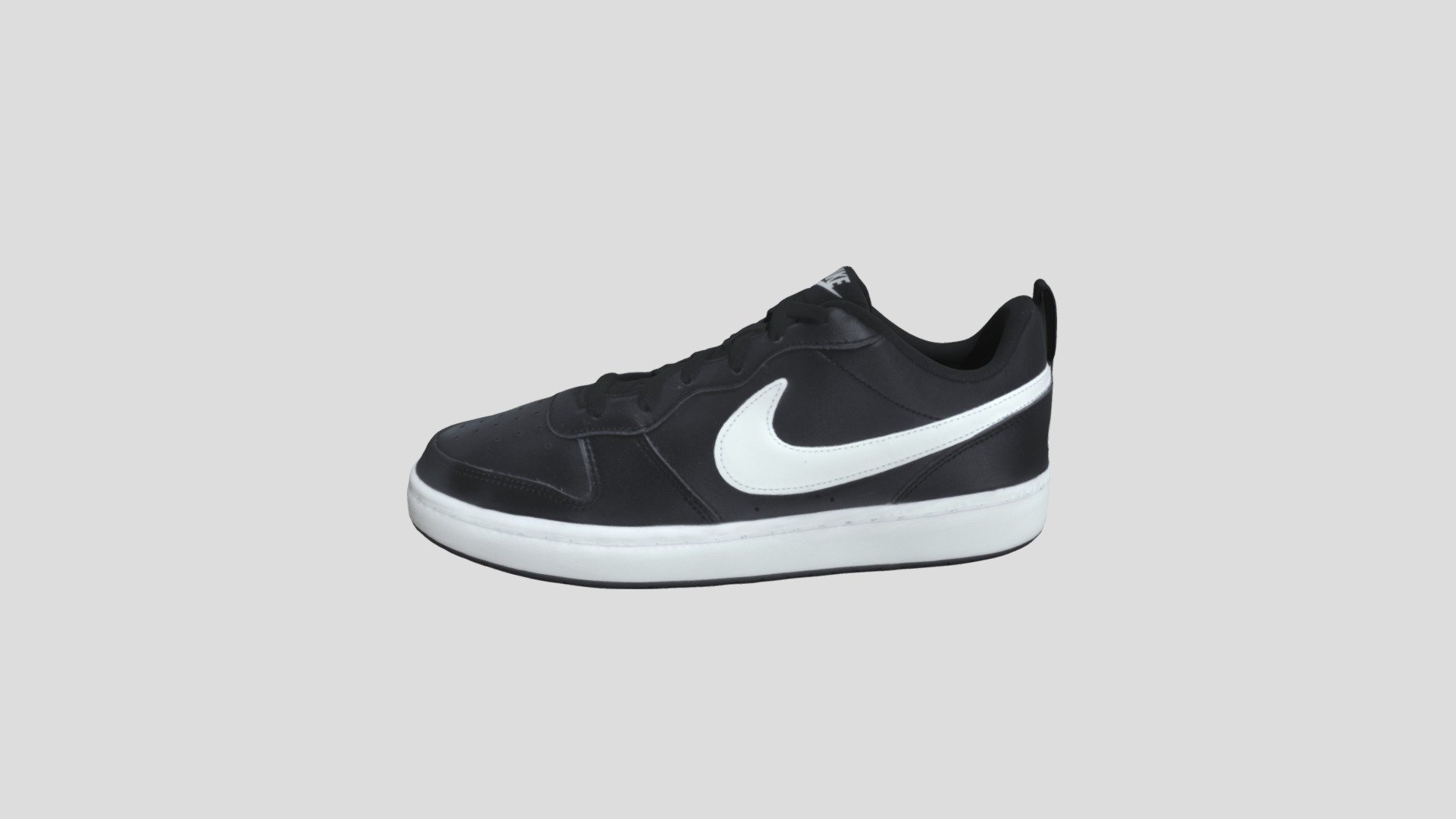 Nike Court Borought Low (GS) 黑白_BQ5448-002 3d model