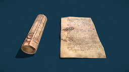 Scroll of Sacramentaire de Gellone