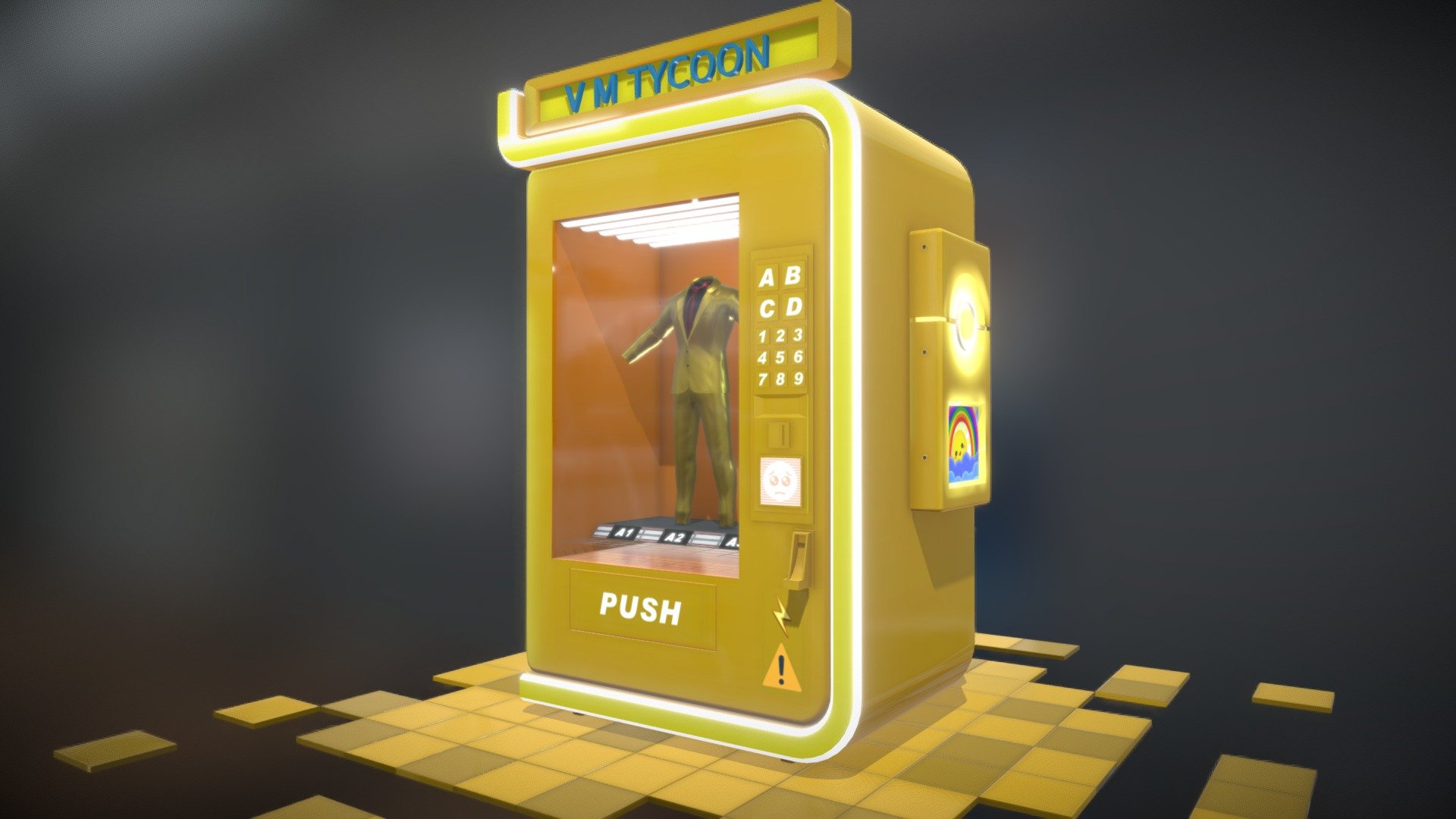 NFT Vending Machine 3d model