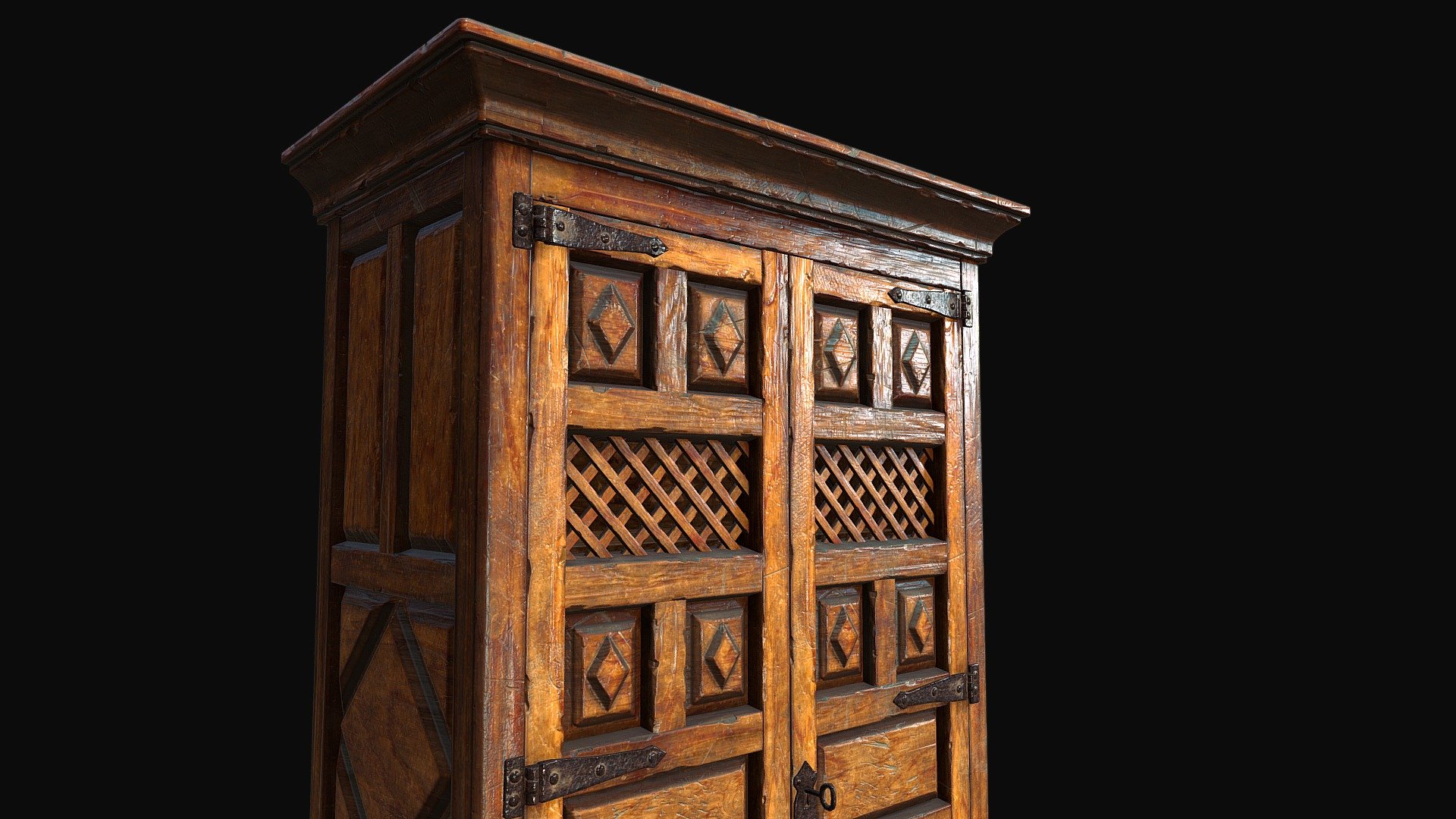 Spanish Cupboard 3d model