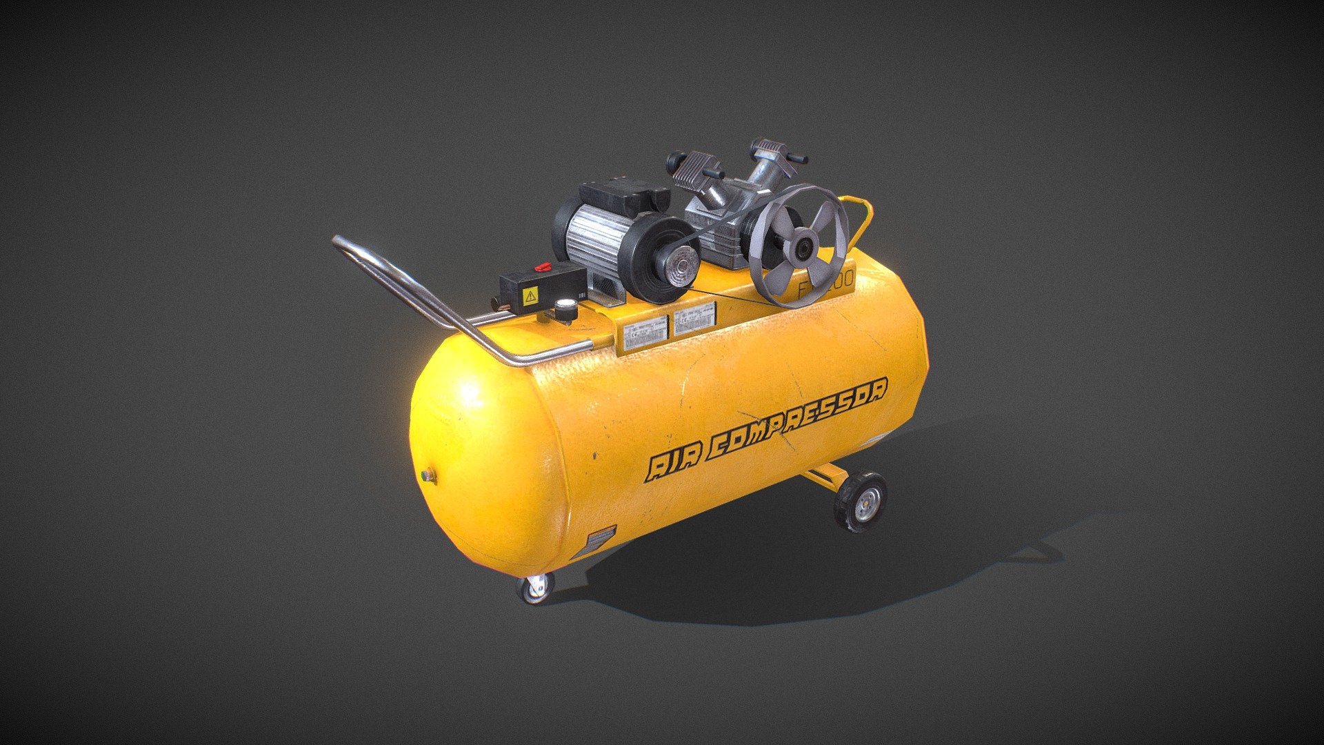 Air Compressor 3d model