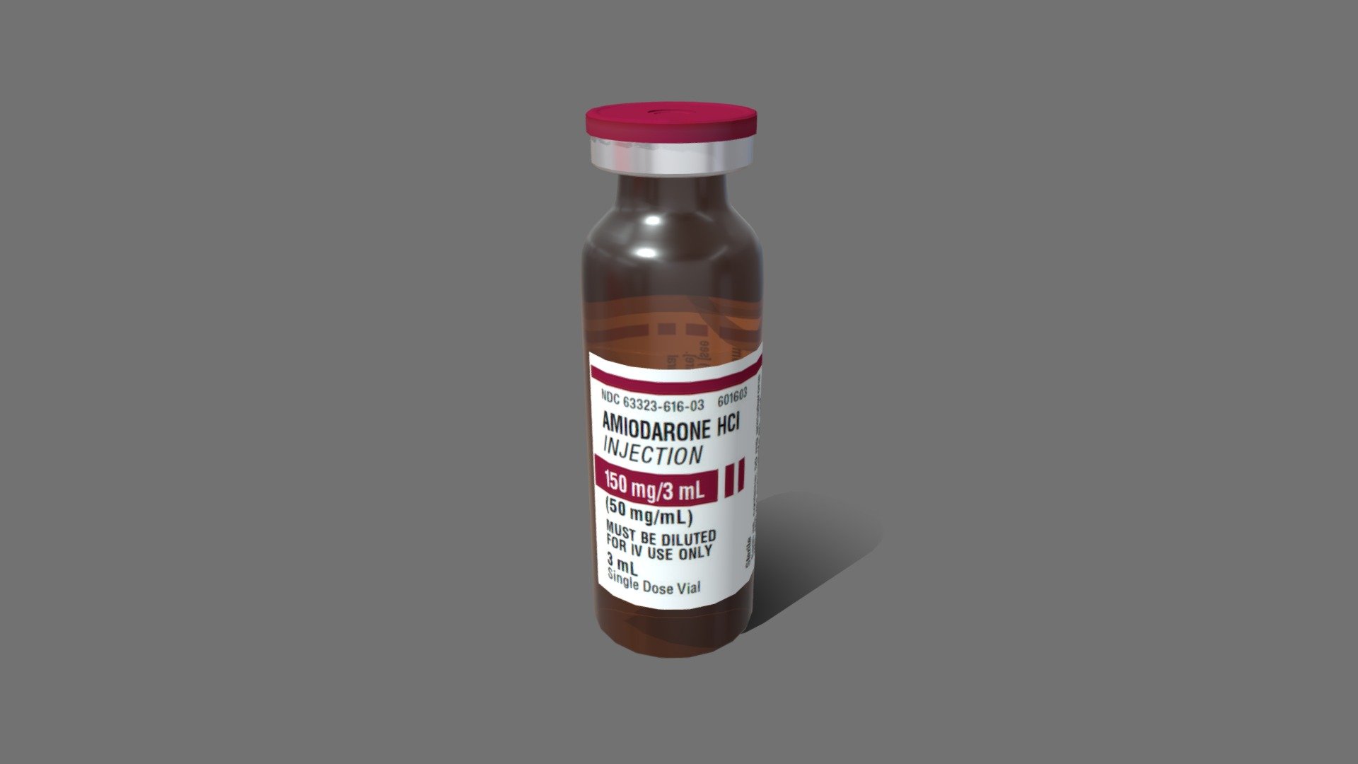 Amiodarone 3d model