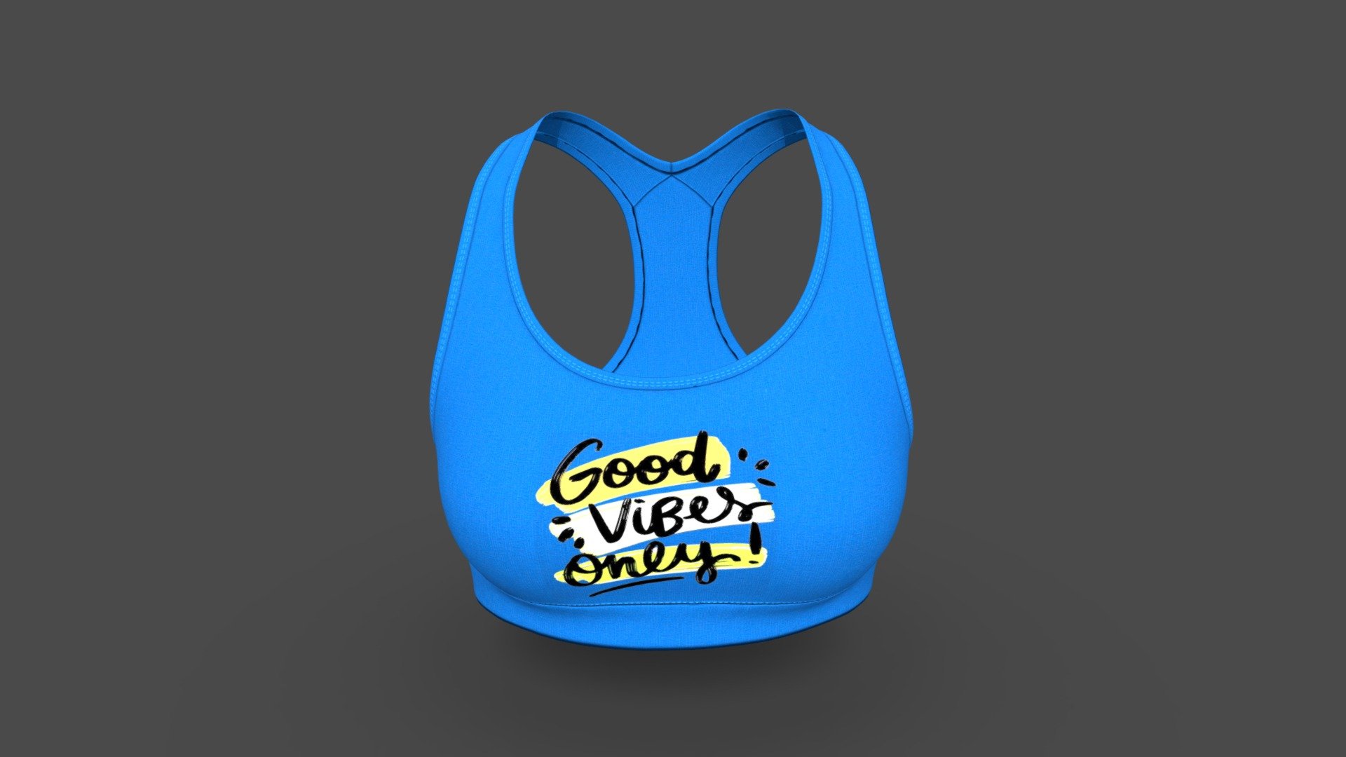 Women Sports Bra 3d model