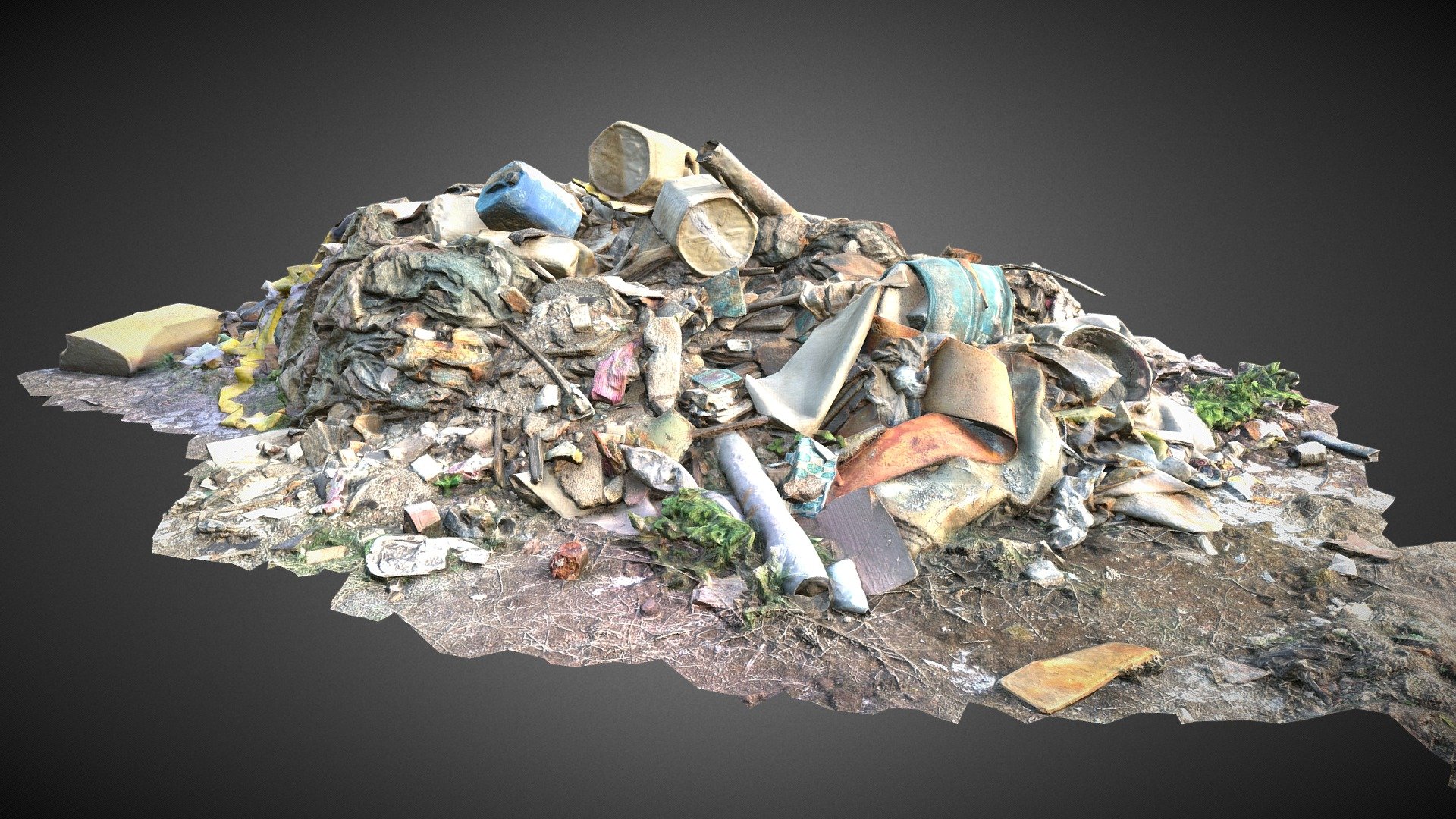 Trash Dump Mass#2 3d model