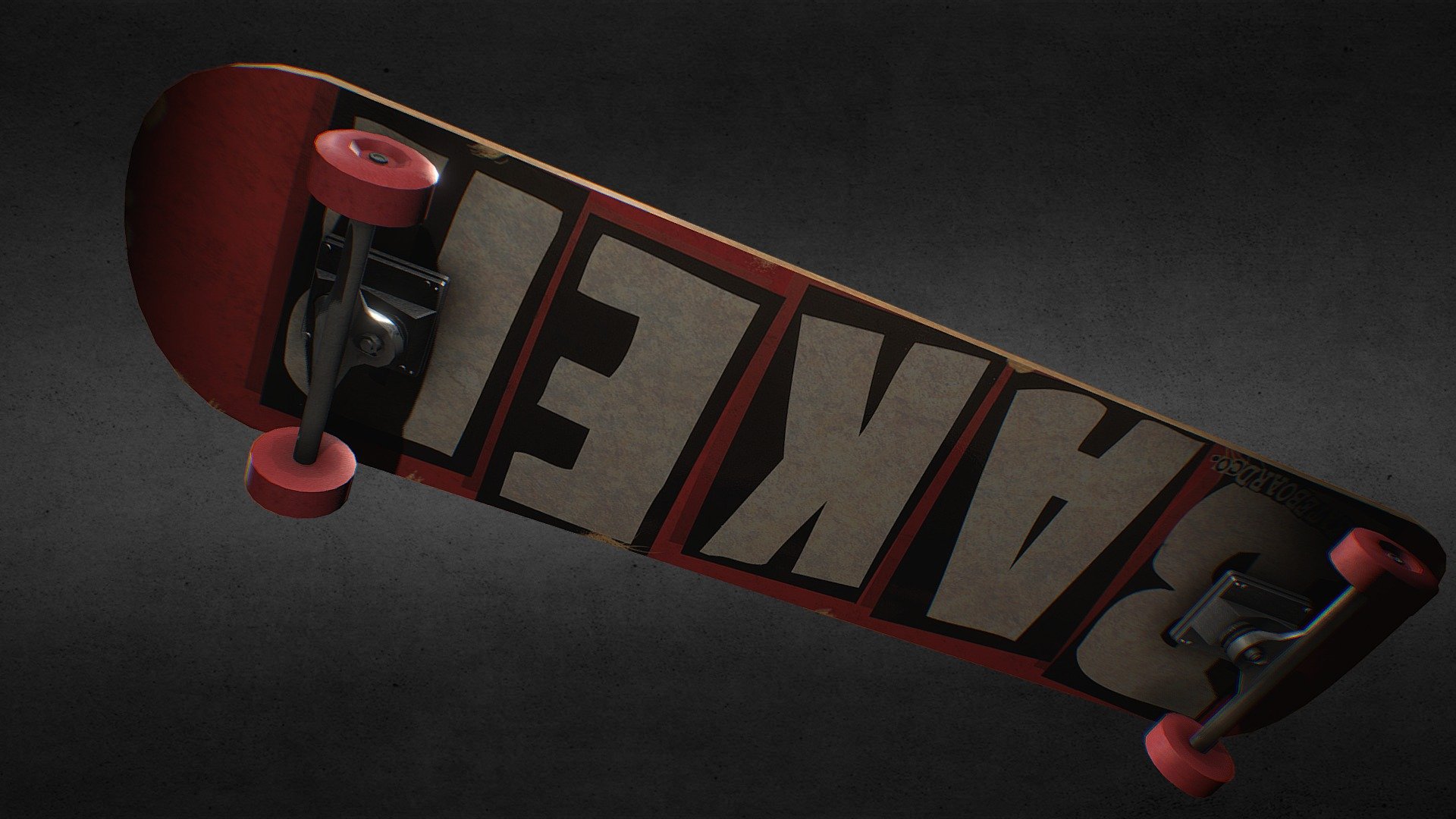 Skateboard 3d model