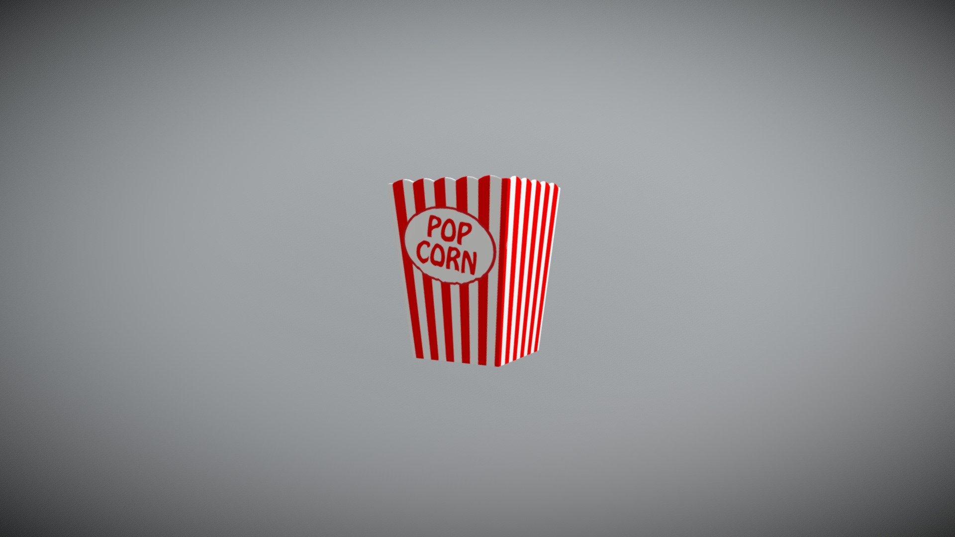 Popcorn Bucket 3d model