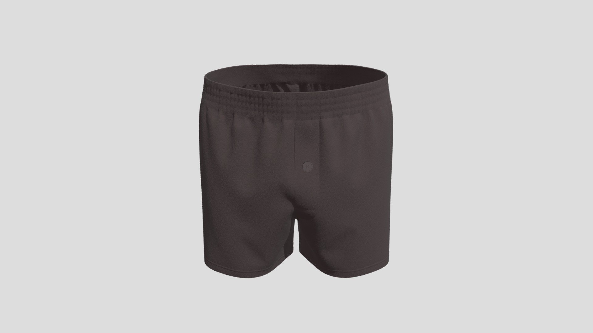 Knit Boxer Shorts 3d model