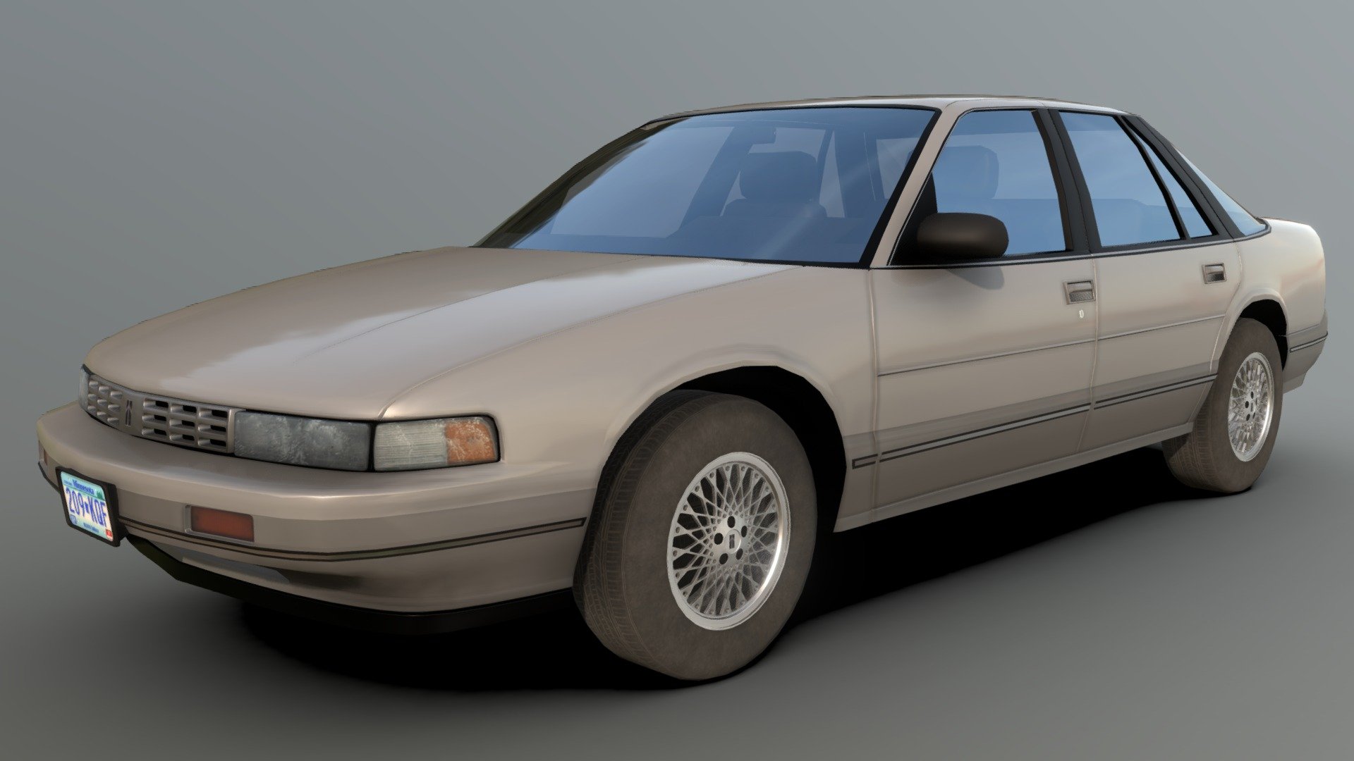 1990-91 Oldsmobile Cutlass Supreme 3d model