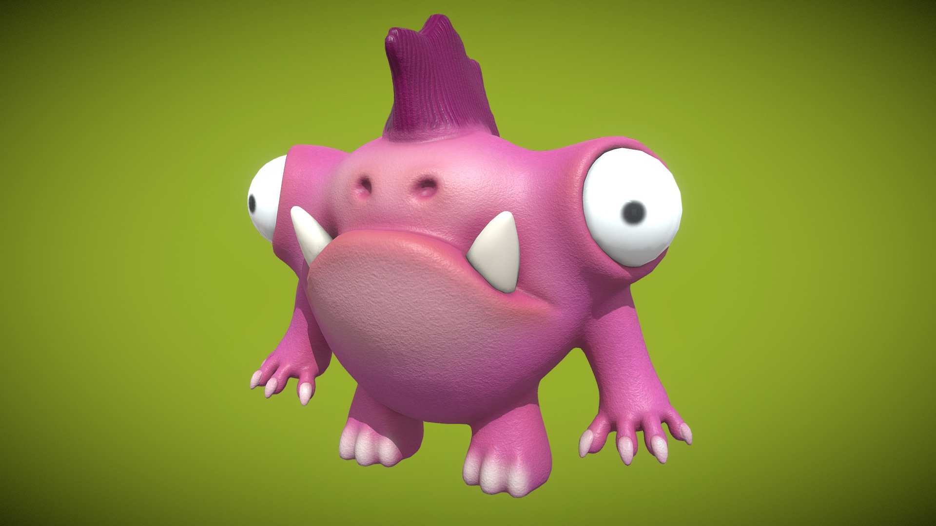 Cartoon Monster 3d model