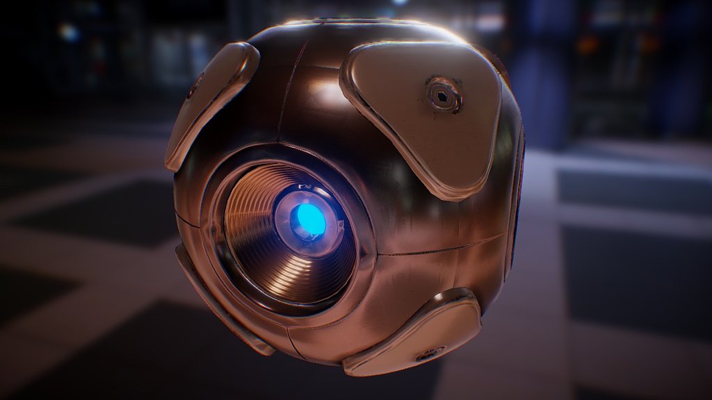 Techno sphere 3d model