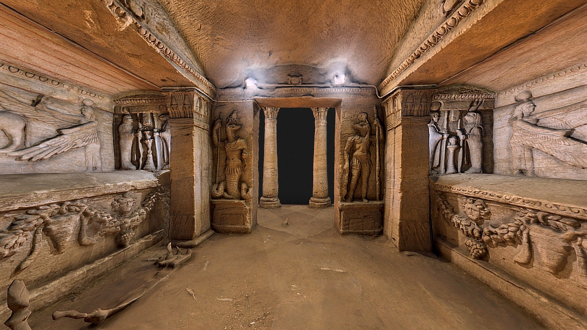 Catacombs of Kom El Shoqafa 3d model