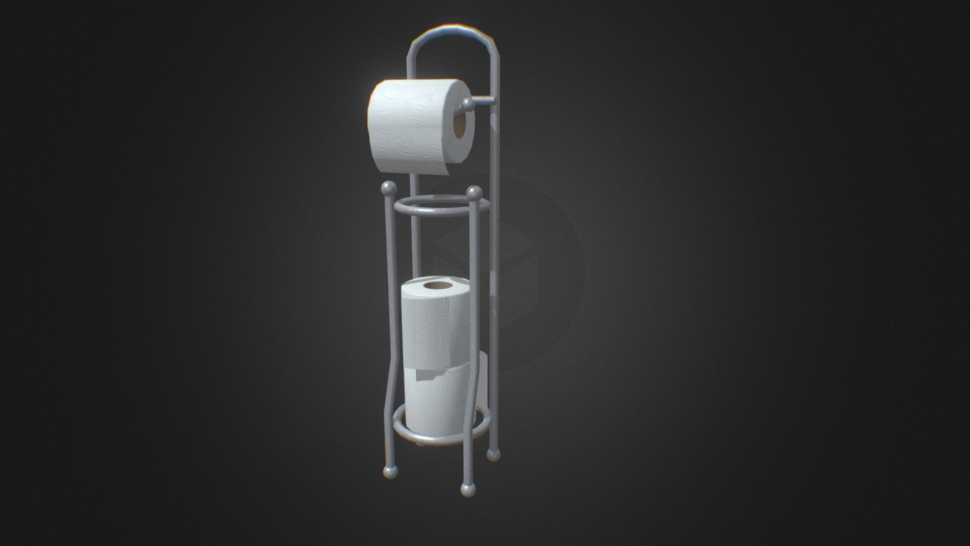 Simple Toilet Paper Holder 3d model