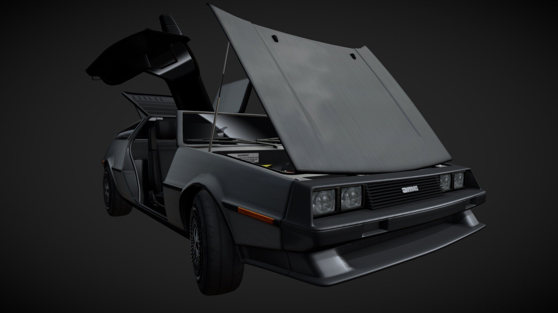 De Lorean 3d model