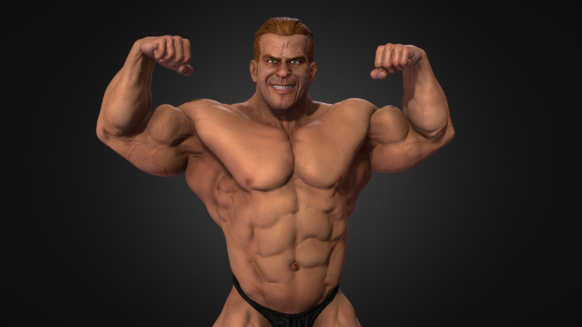 4X Mr. Olympia Jay Cutler 3d model