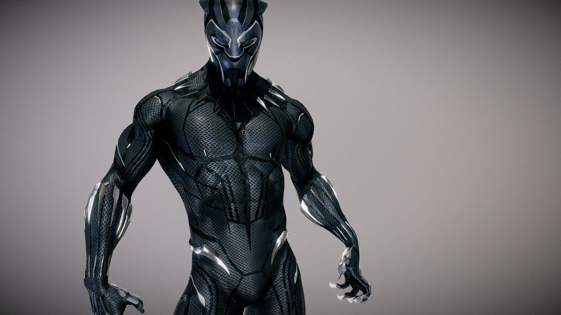 Black Panther 3d model