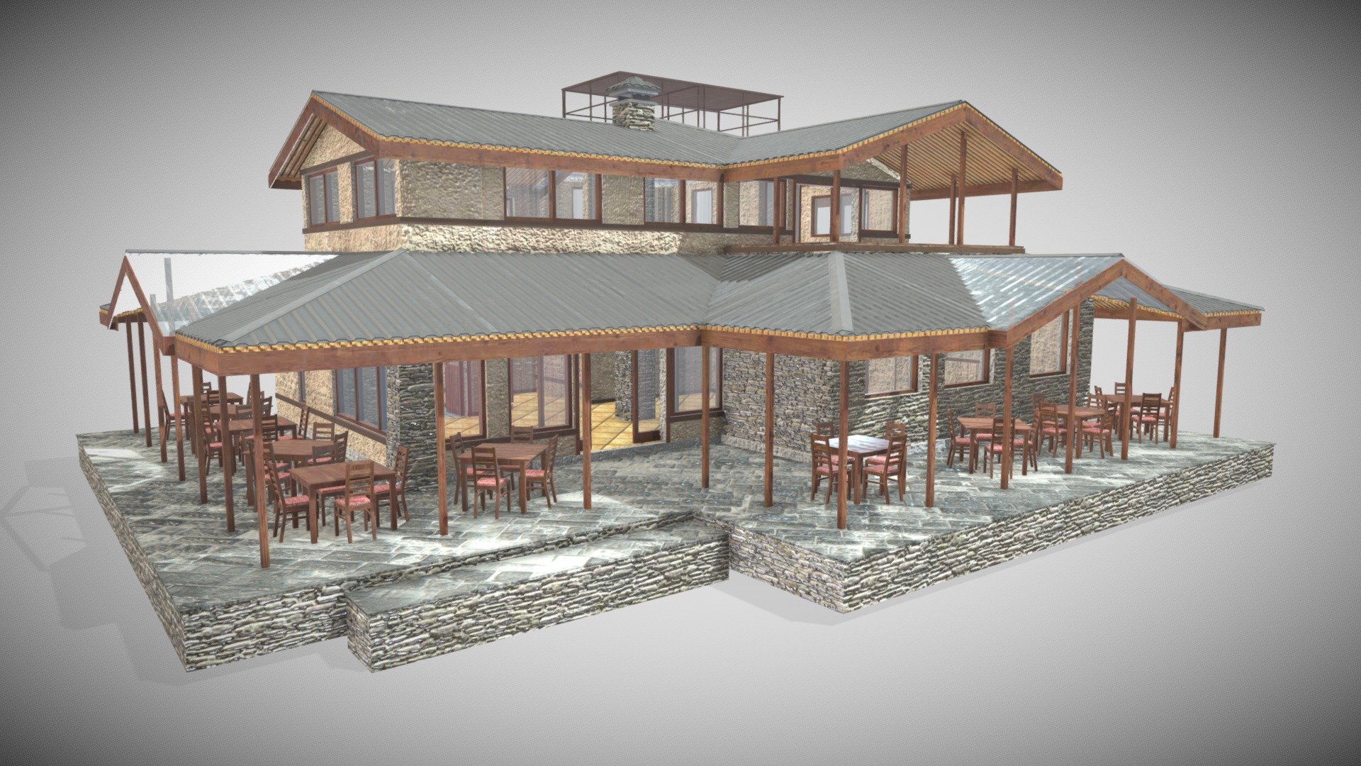 Restaurant 3d model