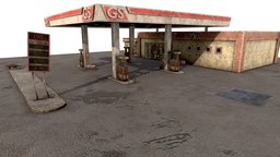 Old Gas Station Abandoned 2