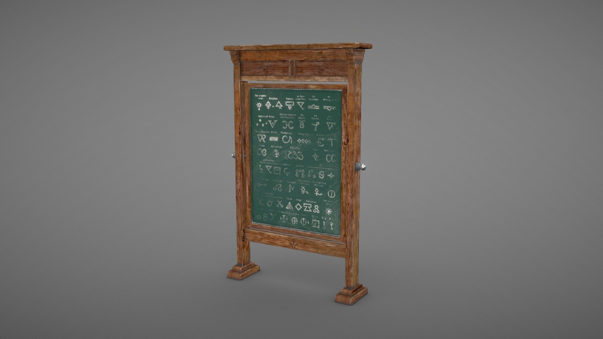 Alchemic board 3d model