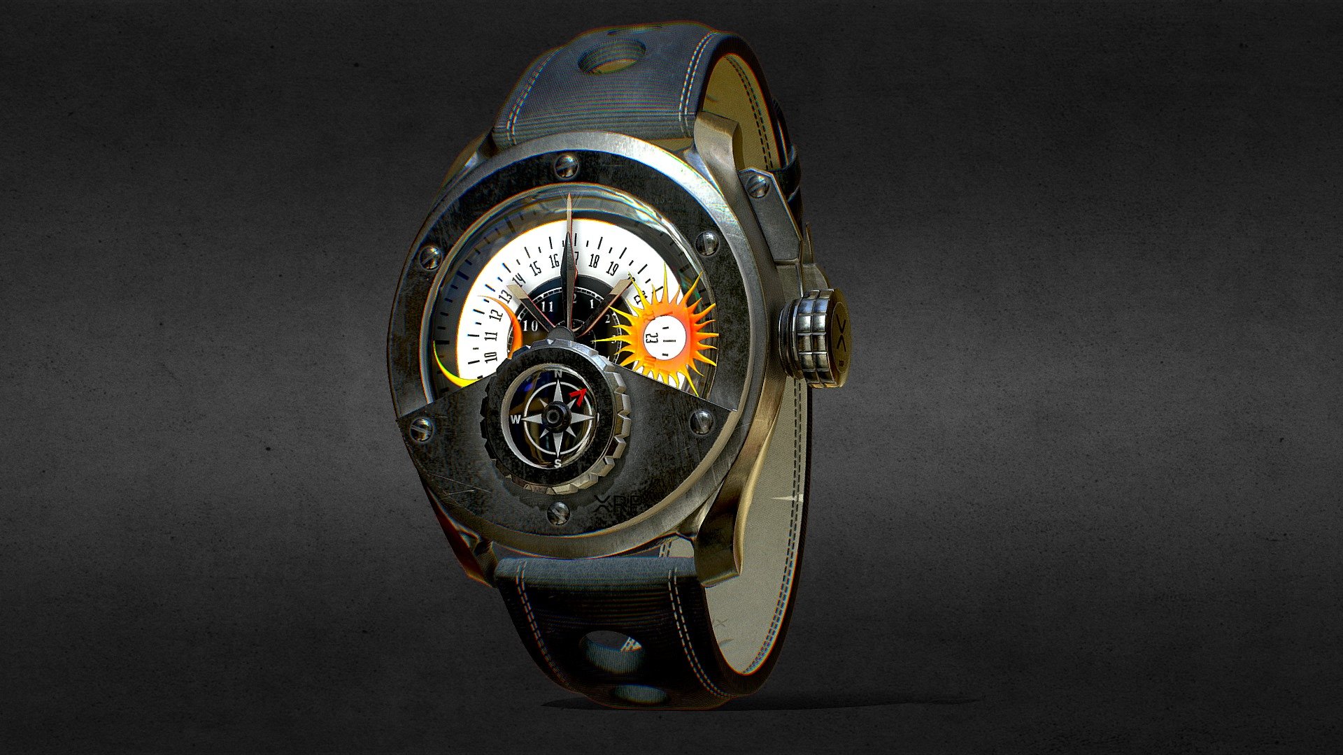 XRP Coin Watch 3d model