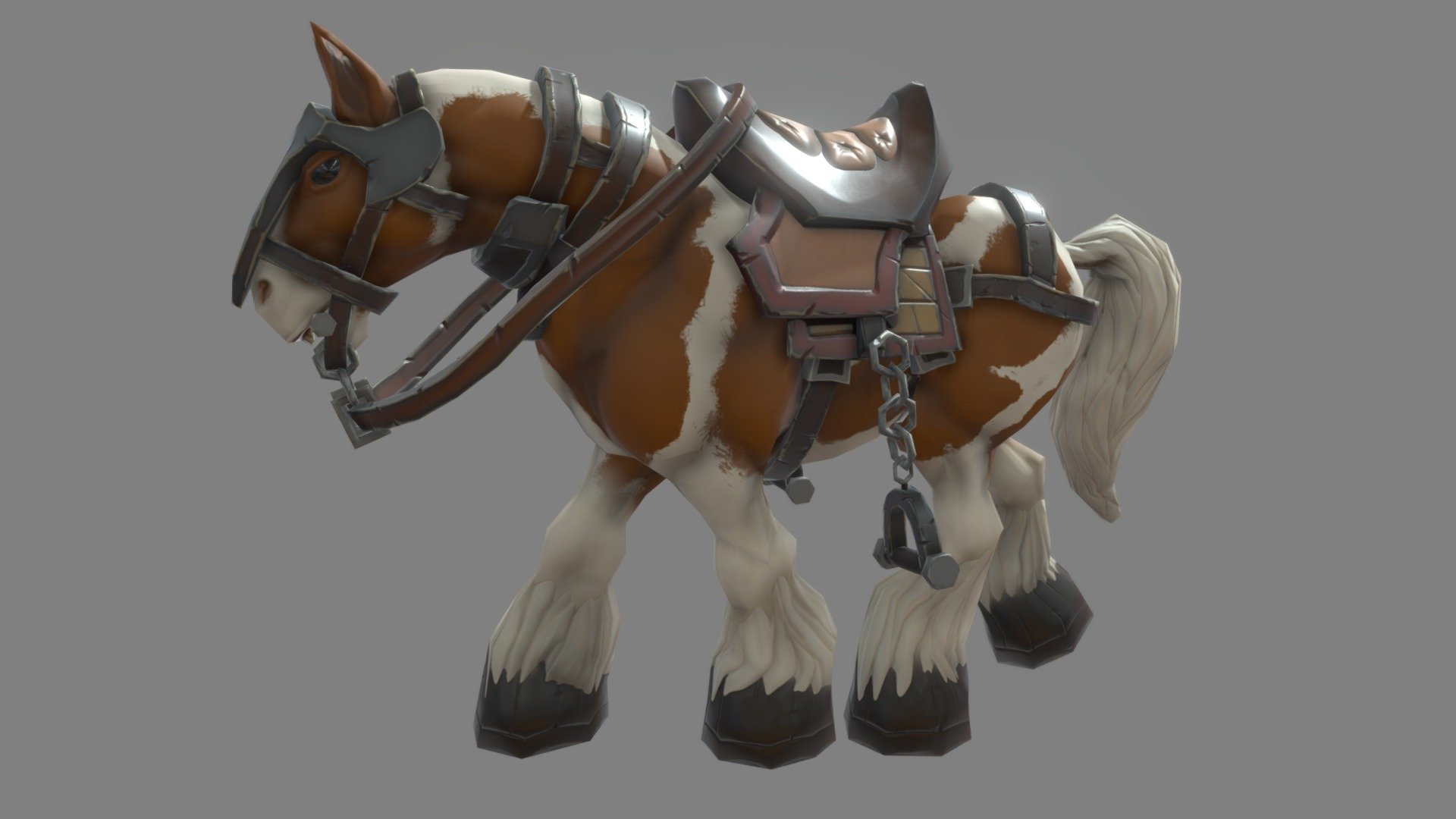 Horse Animation Pack 3d model