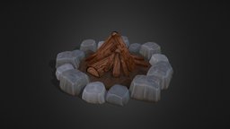 Stylized Bonfire