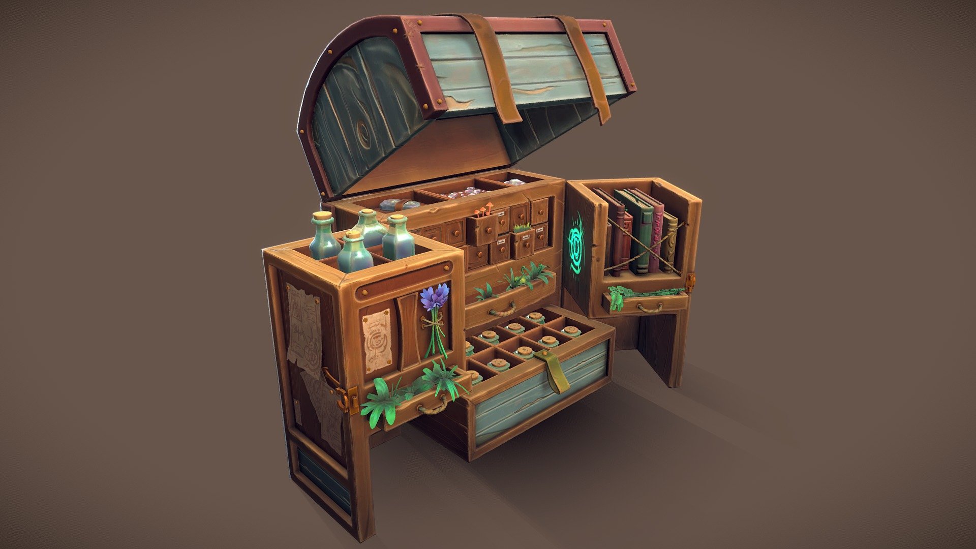 Wardrobe of the Arcane Perfumist 3d model