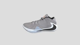 Nike Zoom Freak 1 字母哥一代 淡灰色 国外版_BQ5422-002