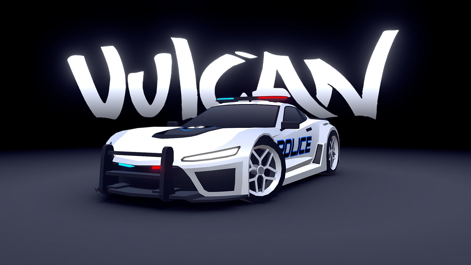 ARCADE: "Vulcan" Police Car 3d model