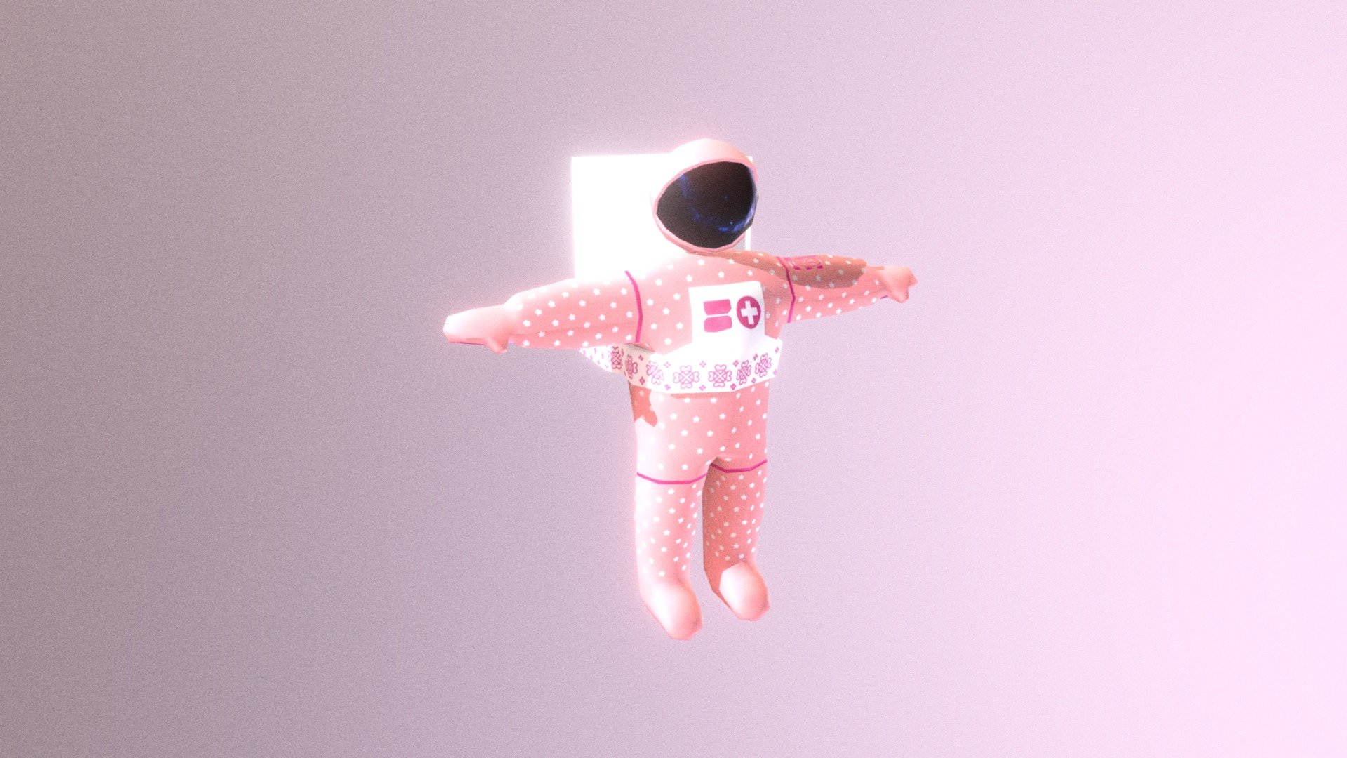 Kawaii Space Suit 3d model