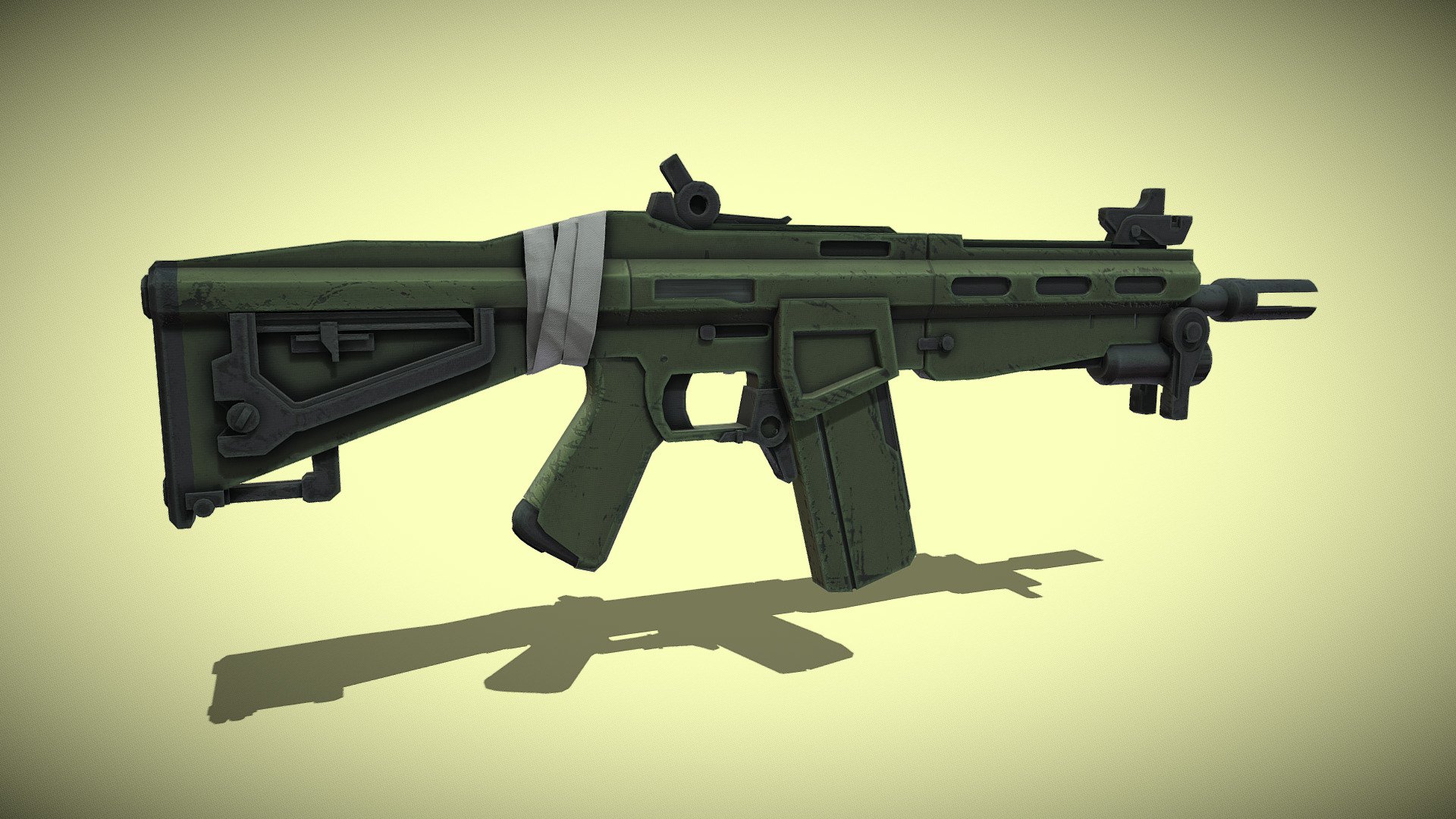 Assault Rifle 3d model