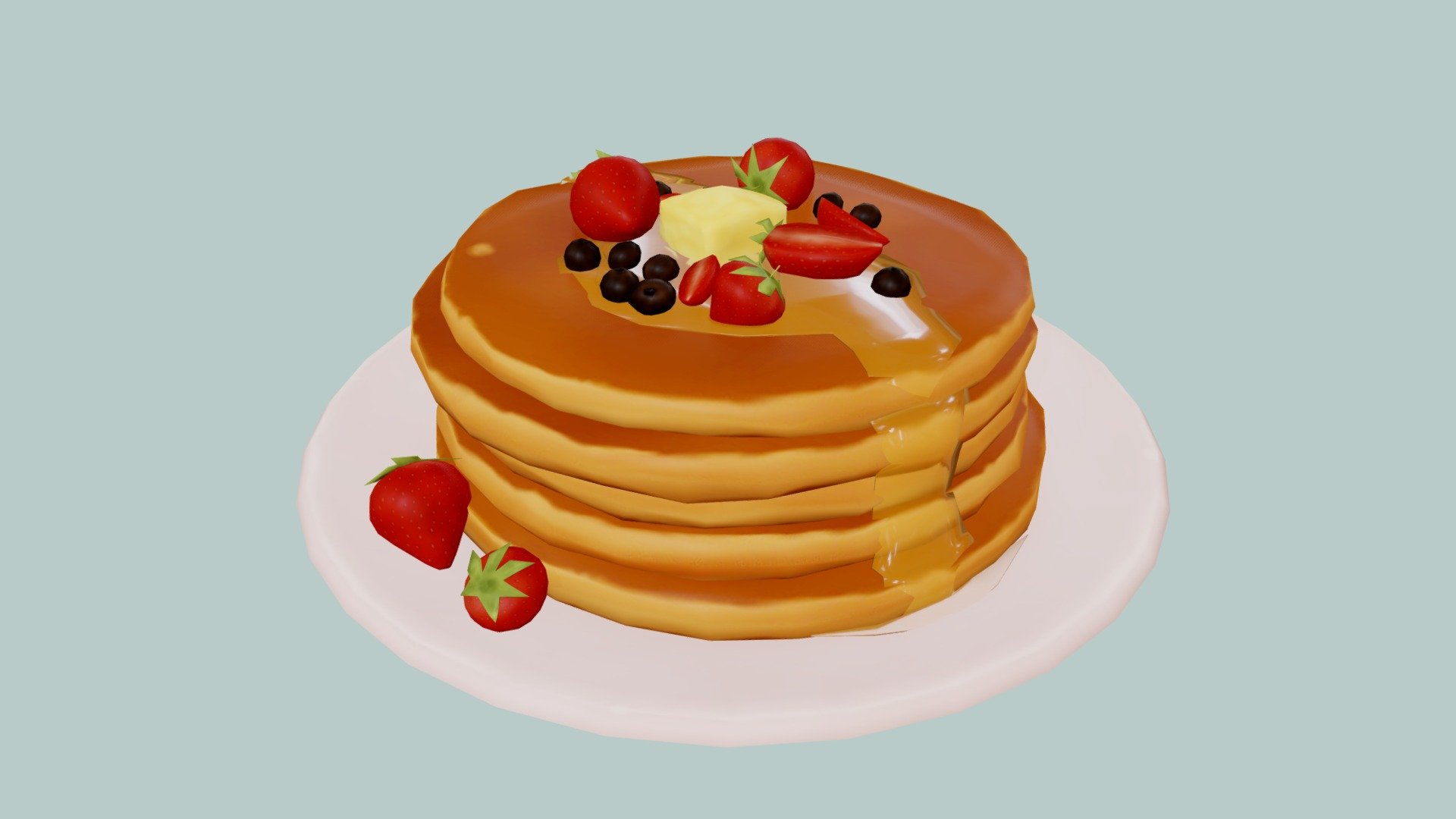 Pancakes 3d model