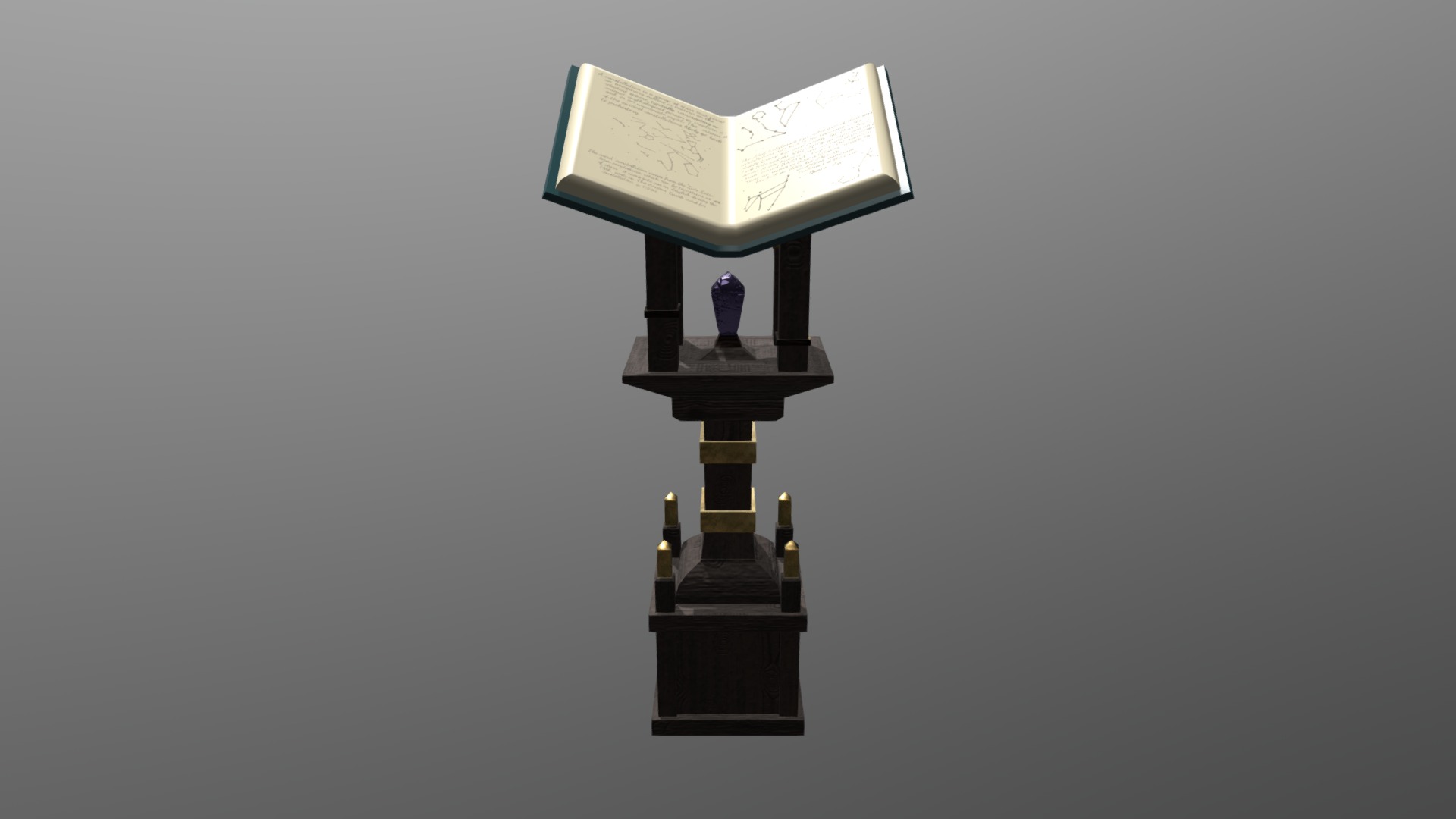 Book Stand 3d model