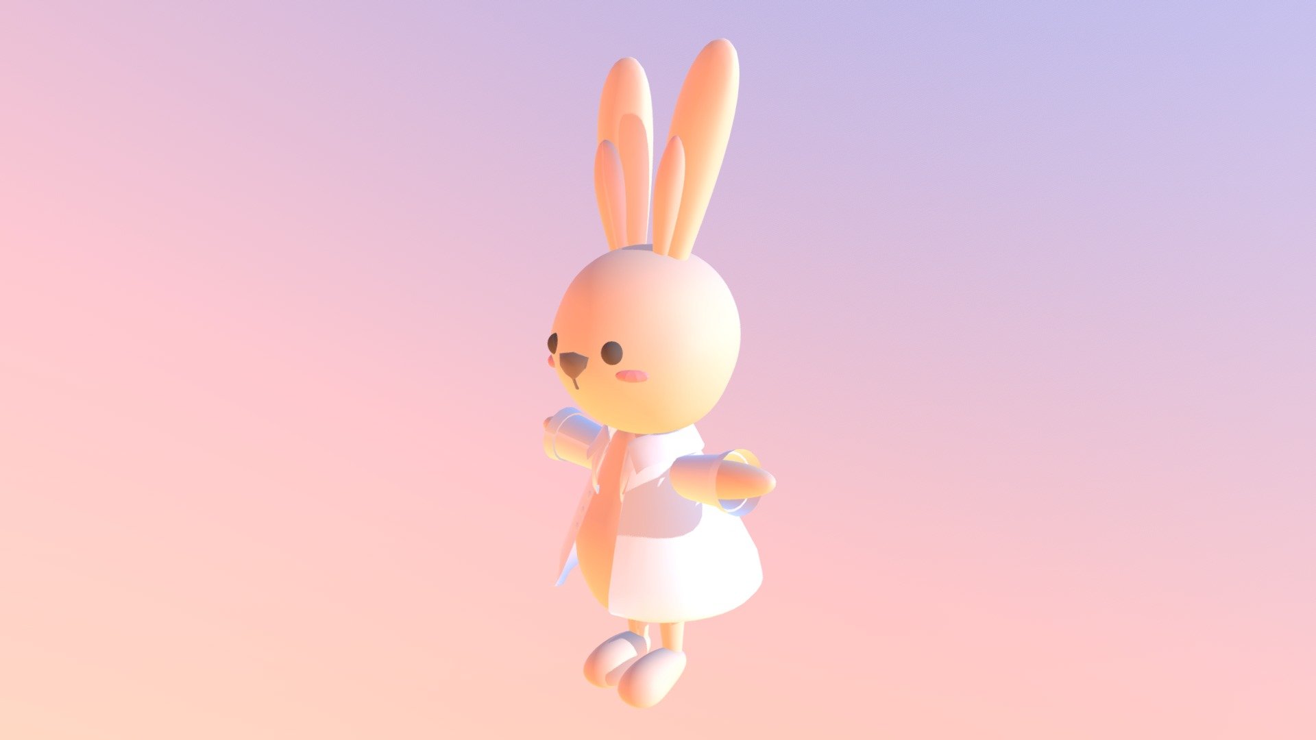 Rabbit Squat 3d model